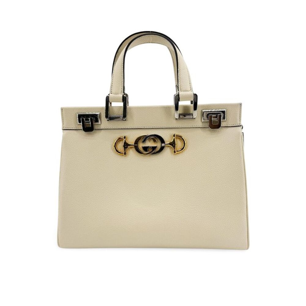 Gucci Zumi Leather Gold Calfskin Shoulder Bag Bag